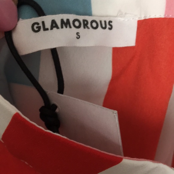 F L A S H • SALE NWT • ASOS Glamorous Striped Beach Dress - Picture 7 of 15